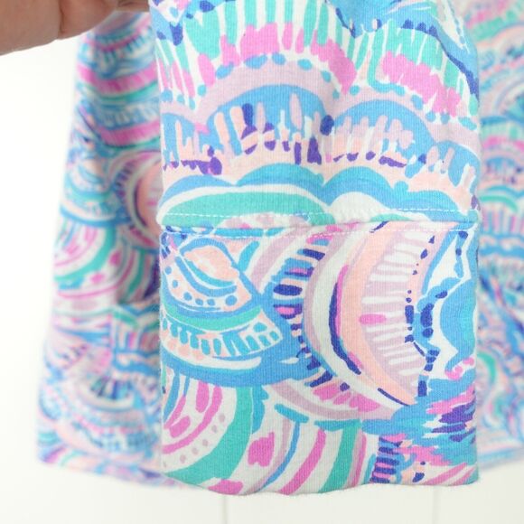 Lilly Pulitzer Leona Full Zip Womens Activewear Jacket SZ XS Sea Shell Tropical - Picture 4 of 15